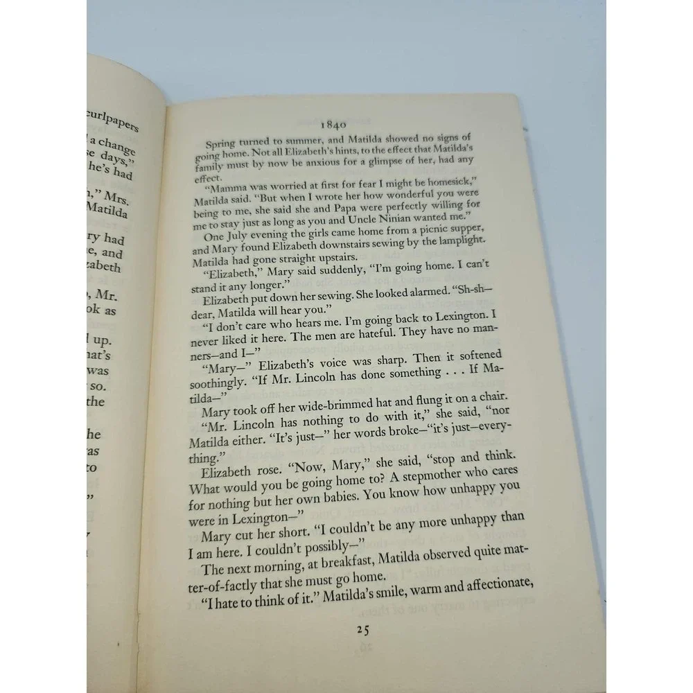 Mr. Lincolns Wife Anne Colver 1965 First Edition Hardcover Dust Jacket Mary Todd